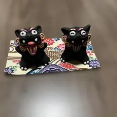 沖縄シーサー 置物 2体セット