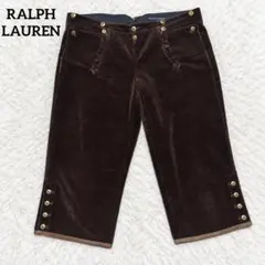 希少 RALPH LAUREN ラルフローレン コーデュロイ クロップドパンツ