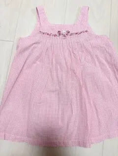 ファミリア　ワンピース　ジャンパースカート　80