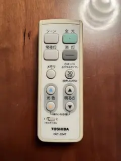 TOSHIBA 照明用リモコン FRC-204T