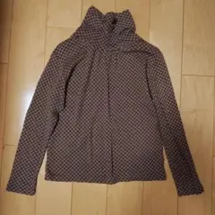 ユニクロ ハイネック 女の子 130 茶色