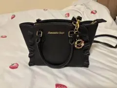 Samantha Vega ミニフラッター ブラックショルダーバッグ