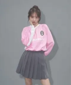 C.GRAPHY ピンク トレーナー Sサイズ