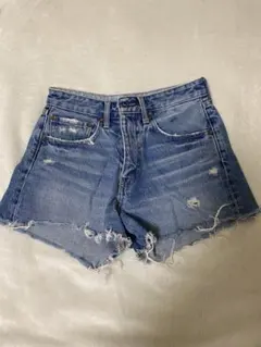 【RODEO CROWNS】ダメージデニムショートパンツ