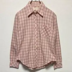 90s Burberrys ブラウス バーバリー ノバチェック オールド ピンク