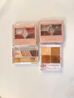 CANMAKE・CEZANNE アイシャドウ4点セット まとめ売り 中古 コスメ