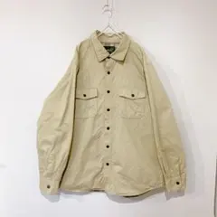 エディーバウアー コットン チェックライナー ワークシャツ ジャケット 00s