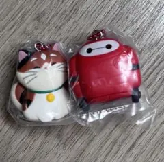 ベイマックス　ぺたんこマスコット　ベイマックスCとモチ　2個セット