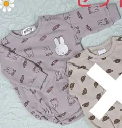ミッフィー ロンパース　タグ付き新品 　ベビー服