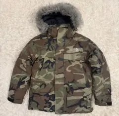 【希少】 ノースフェイス マクマードパーカー ダウンジャケット 迷彩 カモ S