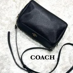 COACHコーチ ミニボストン ショルダーバッグ ベネット 黒 F76629
