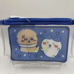 新品 ちいかわ ビニールポーチマチ付き ハチワレ＆ラッコ