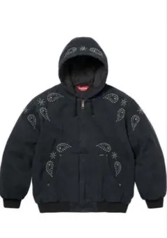 supreme paisley studded work jacket S