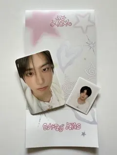 Stray kids ハン　スキズ本国ペンミ 5clock カード2枚
