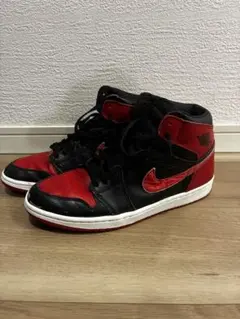 Nike Air Jordan 1 Bred 2001 赤/黒 ハイカット