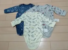 70cm　ロンパース　3枚セット　まとめ売り　ユニクロ　UNIQLO