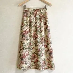 花柄 スカート KEITH イングリッシュローズ トラッド