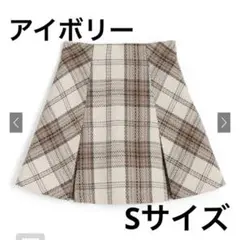 インパン裏地付きチェック柄プリーツスカート tu963