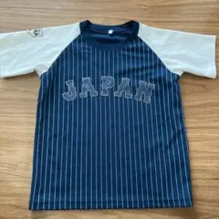 ストライプ Tシャツ 130cm JAPAN SAMURAI 侍ジャパンのサムネイル