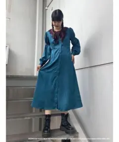 【美USED】jouetie レースカラーワンピース M
