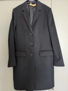 ユニクロ　カシミヤ入りチェスターコート　ネイビー　1〜2回ほど使用