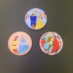 Disney Characters 刺繍缶バッジ