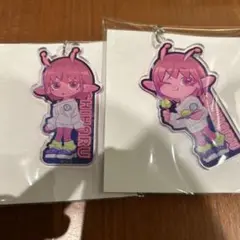 銀河特急 ミルキー☆サブウェイ展 　アクリルキーホルダー　チハルセット