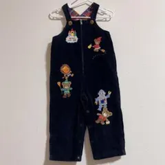 【美品】早い者勝ち‼️ミキハウス　レア　オズの魔法使い　オーバーオール　90サイズ