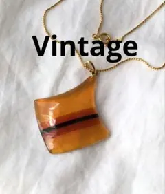 ビンテージ　本鼈甲　ゴールド　ネックレス　3色　べっ甲