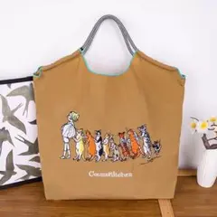 猫柄 大容量トートバッグ おしゃれ 軽量 折りたたみ エコバッグ