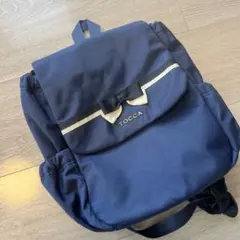 TOCCA ネイビー リボン付きリュック