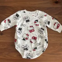 futafuta x HELLO KITTY ロンパース 80 バースデイ購入