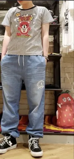 ✨️ミキ様✨️ ☆ヒステリックグラマー デニム☆ LOGO スウェット パンツ M