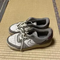 Nike Air Force 1 スニーカー ホワイト/グレー/バーガンディ