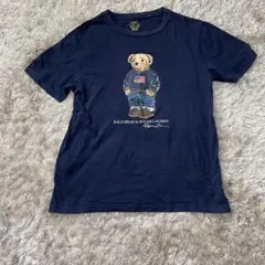 【美品】POLO RALPH LAUREN テディーベアTシャツ　ネイビー