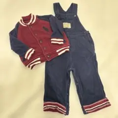 ラルフローレン　ロンパース・ジャケットセット 12M