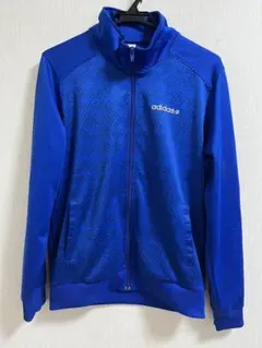 adidas NEO トラックジャケット ジャージ M ブルー フルジップ