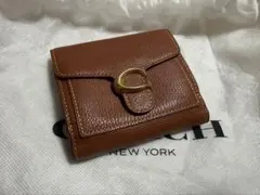 COACH 二つ折り財布 ブラウン