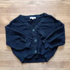 GLOBAL WORK 黒 カーディガン Sサイズ