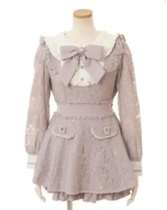 リズリサ LIZLISAレースセットアップ ピンク 長袖