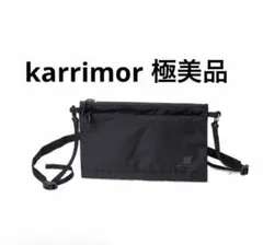 極美品✨karrimor ナイロン ブラック ショルダーバッグ サコッシュ