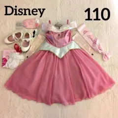 ビビディバビディブティック　オーロラ姫ドレスセット　110