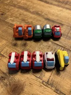 お風呂でアソビークル　はたらく車10個セット
