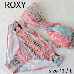 ROXY　ロキシー　レディース　水着 　ビキニ　バンドゥ　ピンク　12 L位