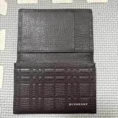 BURBERRY 名刺入れ カードケース ダークブラウンのサムネイル