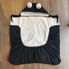 フード付きブラック抱っこ紐orベビーカー用カバー