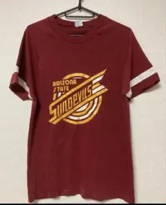 80s Champion チャンピオン バータグ後期 Tシャツ 袖リブ カレッジ 