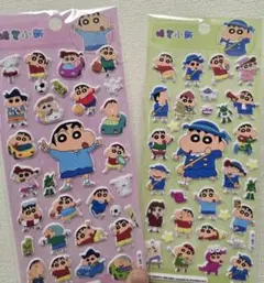 クレヨンしんちゃん　ぷくぷくシール2枚セット