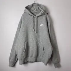 NIKE 裏起毛　パーカー　刺繍ロゴ　メンズ　古着　XL