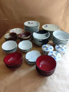 陶器皿セット 多様なデザインと色